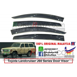Toyota Landcruiser J60 Series 1980-1989 AG Door Visor Air Press Wind Deflector (Big 12cm Width)
